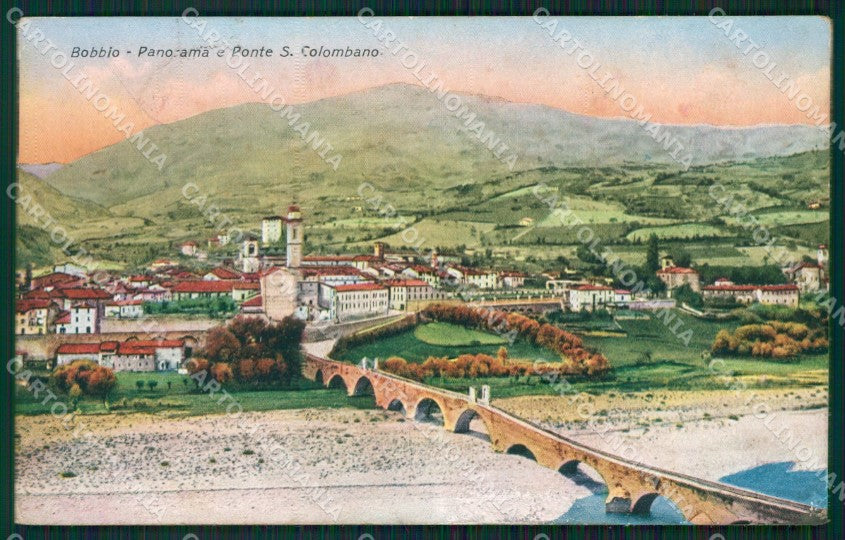 Piacenza Bobbio cartolina KVM1289 – fronte