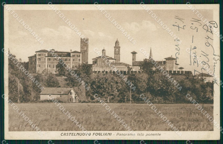 Piacenza Alseno Castelnuovo Fogliani cartolina KVM1290 – fronte