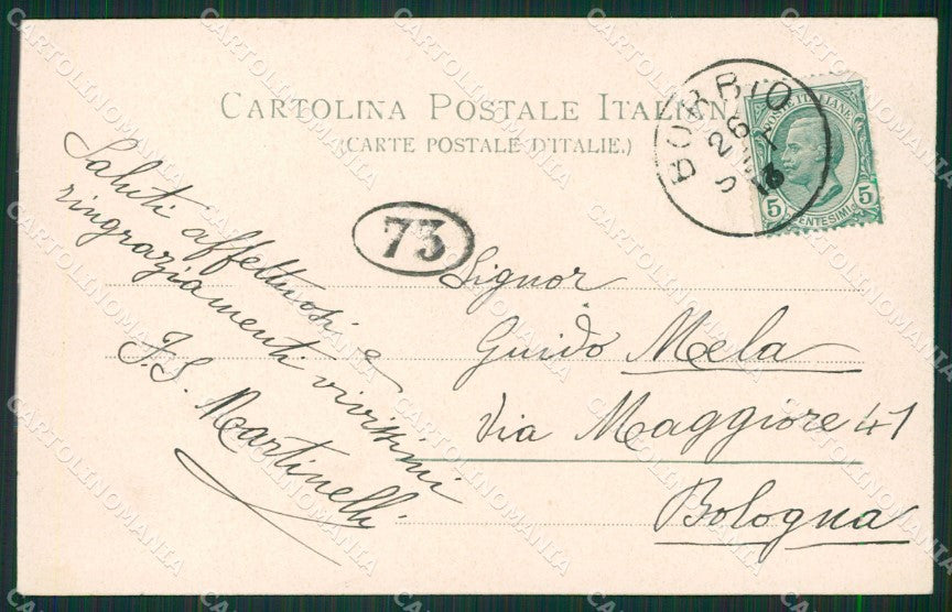 Piacenza Bobbio cartolina KVM1293 – retro
