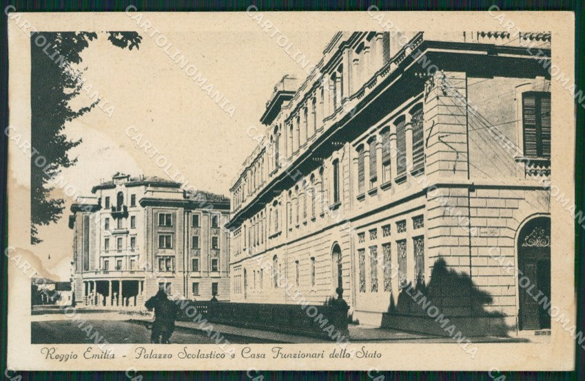 Reggio Emilia Città MACCHIATA cartolina KVM1312 – fronte