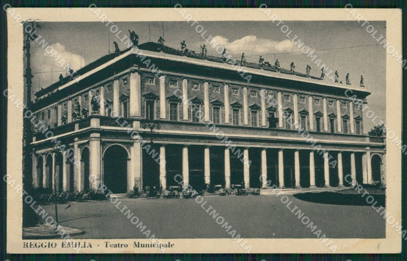 Reggio Emilia Città Teatro cartolina KVM1313 – fronte