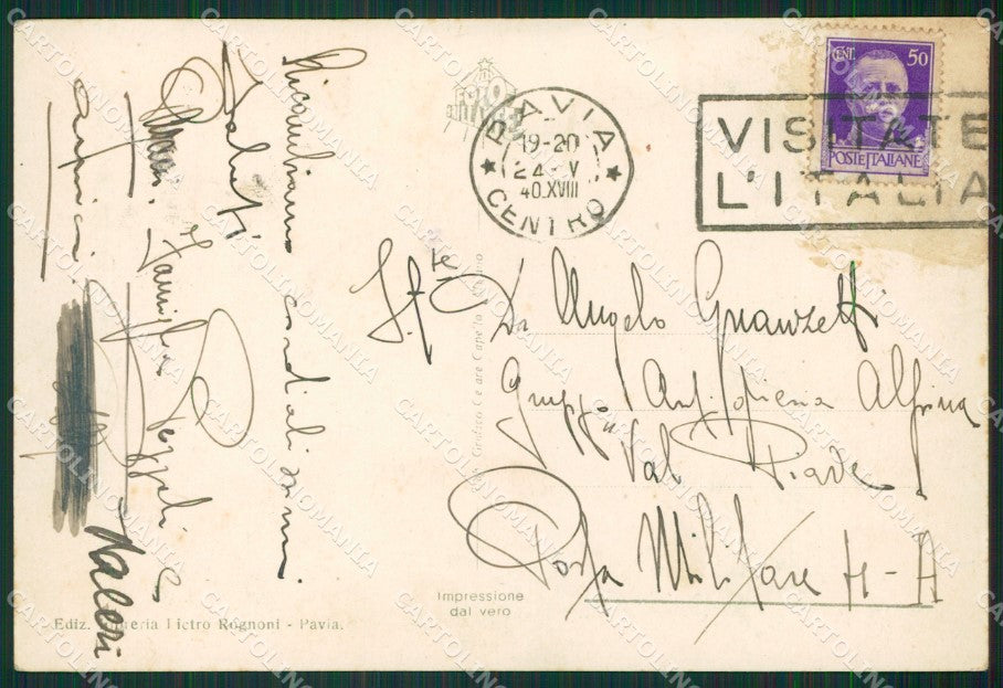 Pavia Città FG Foto cartolina KVM1342 – retro