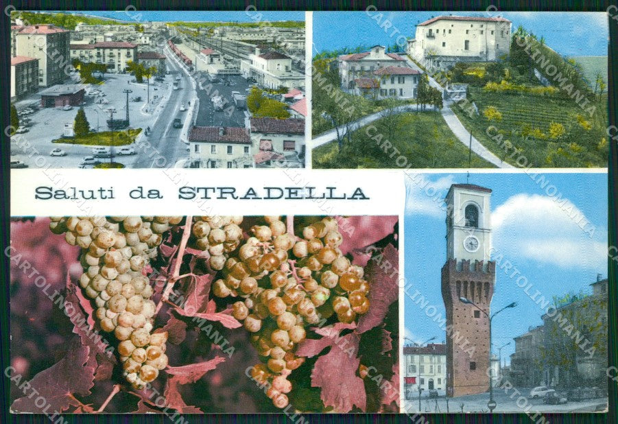 Pavia Stradella Saluti da FG Foto cartolina KVM1353 – fronte