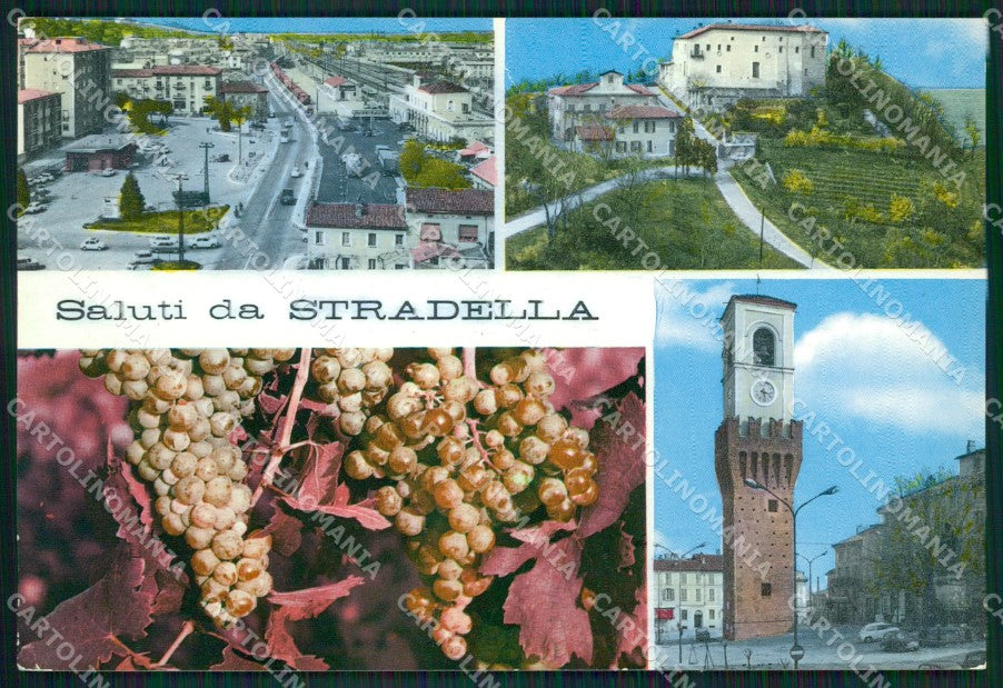 Pavia Stradella Saluti da FG Foto cartolina KVM1355 – fronte