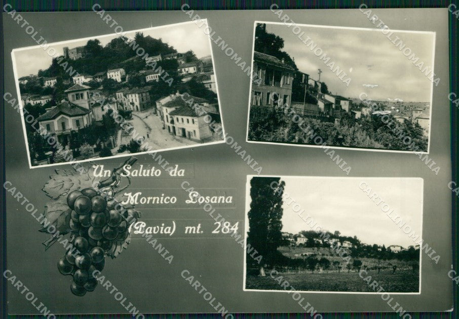 Pavia Mornico Losana Saluti da FG Foto cartolina KVM1369 – fronte
