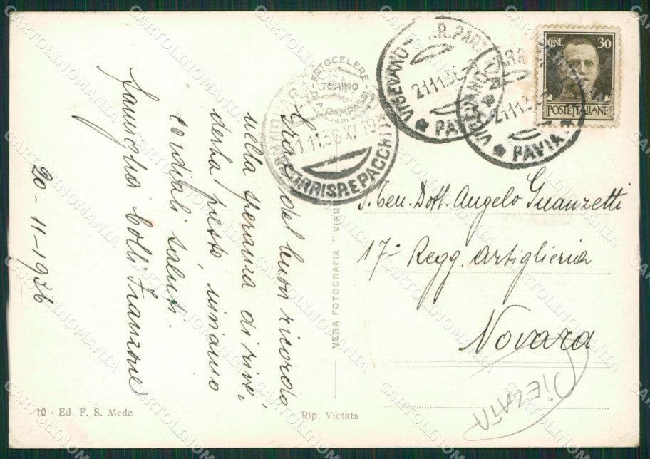 Pavia Vigevano PIEGATA FG Foto cartolina KVM1374 – retro