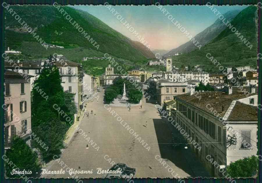 Sondrio Città PIEGHINA FG Foto cartolina KVM1388 – fronte
