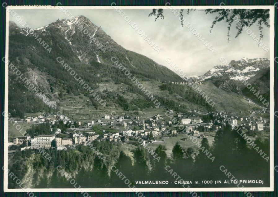 Sondrio Valmalenco Chiesa FG Foto cartolina KVM1393 – fronte