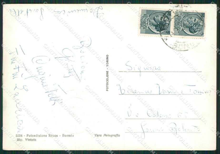 Sondrio Bormio FG Foto cartolina KVM1395 – retro