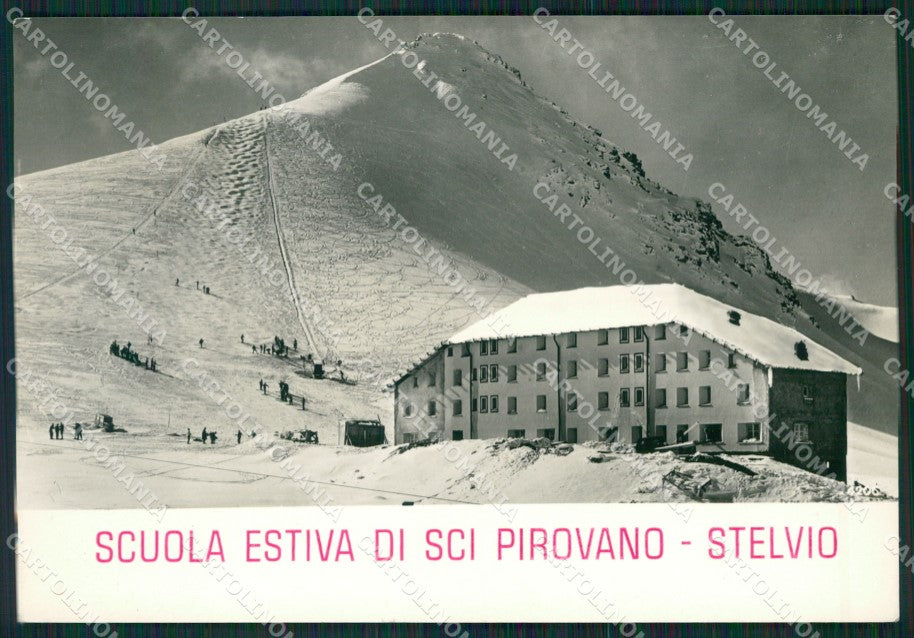 Sondrio Passo dello Stelvio Pirovano Sci FG Foto cartolina KVM1396 – fronte