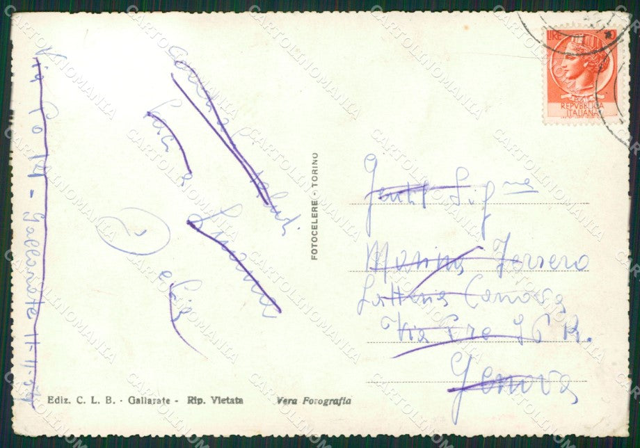 Varese Gallarate FG Foto cartolina KVM1426 – retro