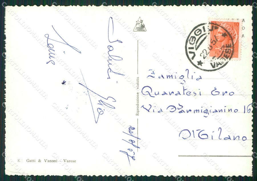 Varese Viggiù FG Foto cartolina KVM1427 – retro