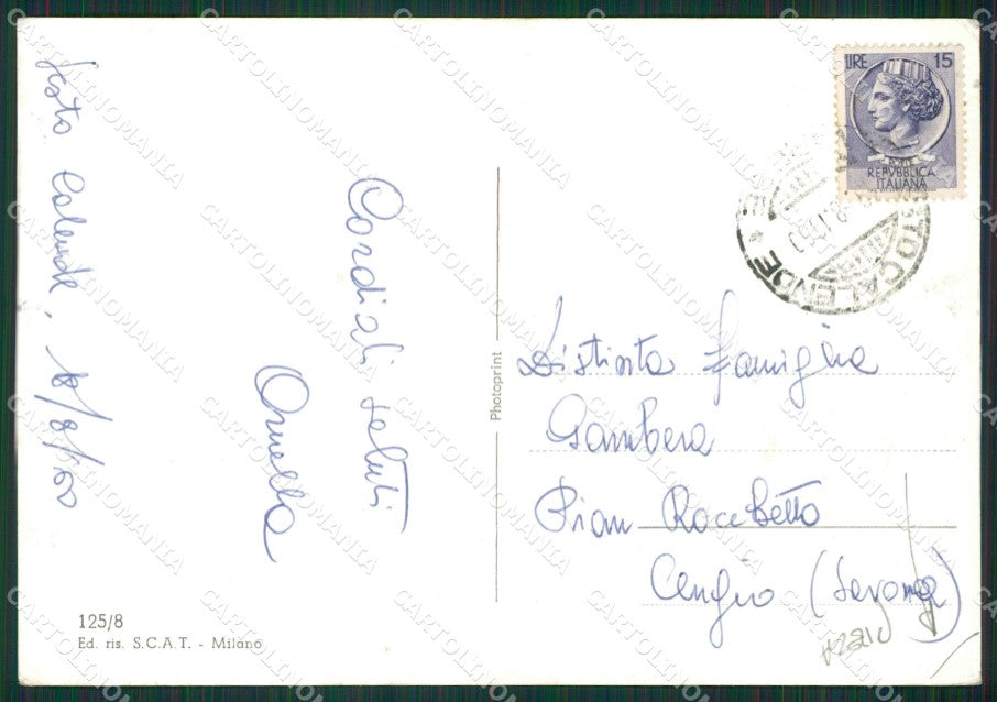 Varese Sesto Calende PIEGA FG Foto cartolina KVM1434 – retro