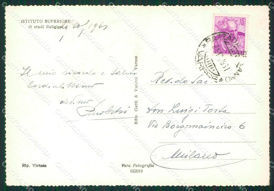 Varese Gazzada FG Foto cartolina KVM1439 – retro