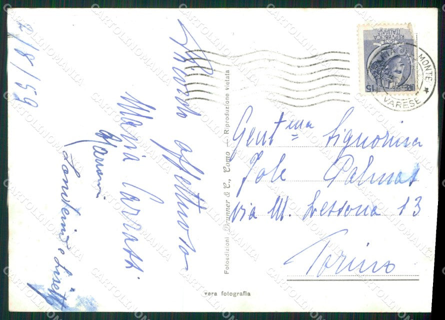 Varese Sacro Monte FG Foto cartolina KVM1445 – retro