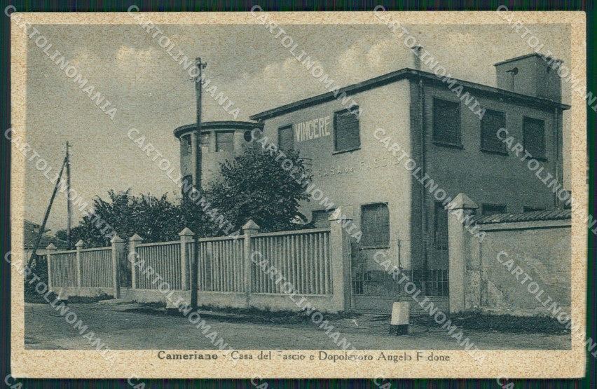 Novara Casalino Cameriano Fascismo cartolina KV1464 – fronte