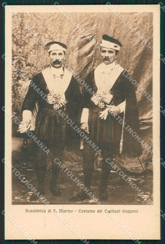 Repubblica di San Marino Costumi cartolina KV1472 – fronte