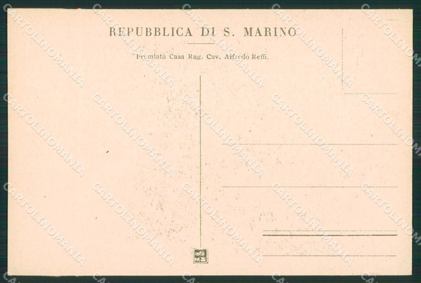Repubblica di San Marino Costumi cartolina KV1472 – retro