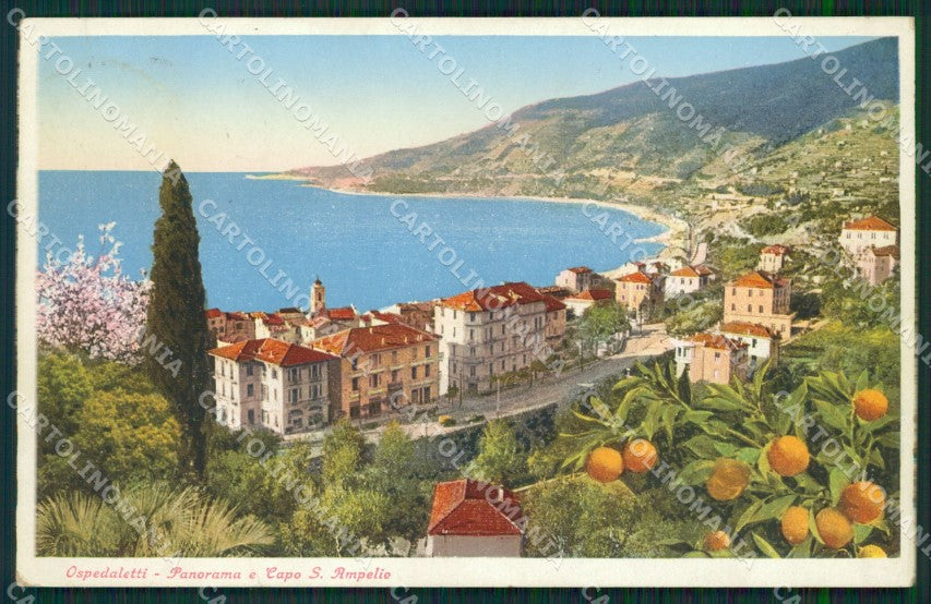 Imperia Ospedaletti cartolina KV1492 – fronte