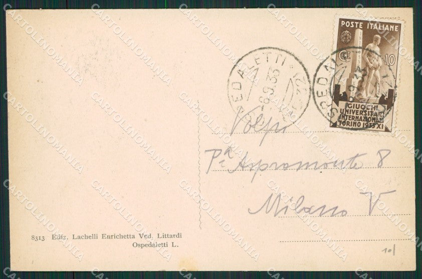 Imperia Ospedaletti cartolina KV1495 – retro