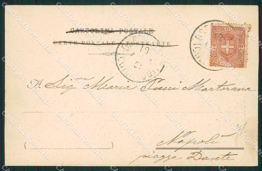 Imperia Ospedaletti cartolina KV1500 – retro