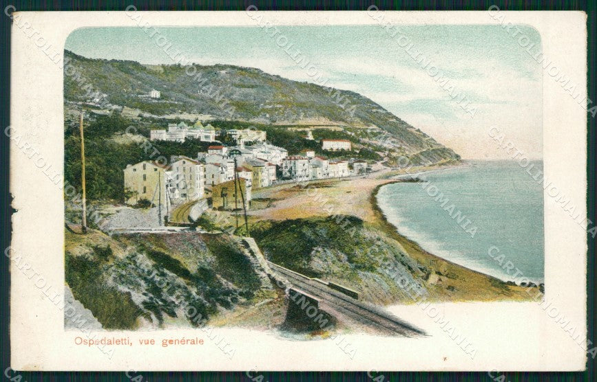 Imperia Ospedaletti ABRASA RETRO BIANCO cartolina KV1501 – fronte