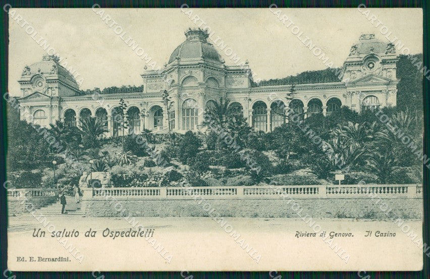 Imperia Ospedaletti PIEGHINA cartolina KV1502 – fronte