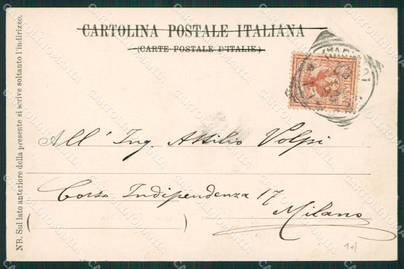 Imperia Ospedaletti cartolina KV1505 – retro