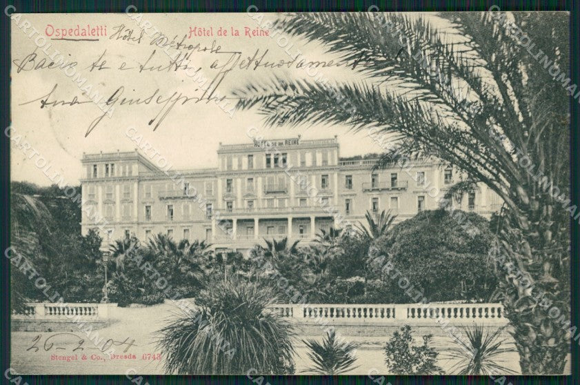 Imperia Ospedaletti cartolina KV1511 – fronte