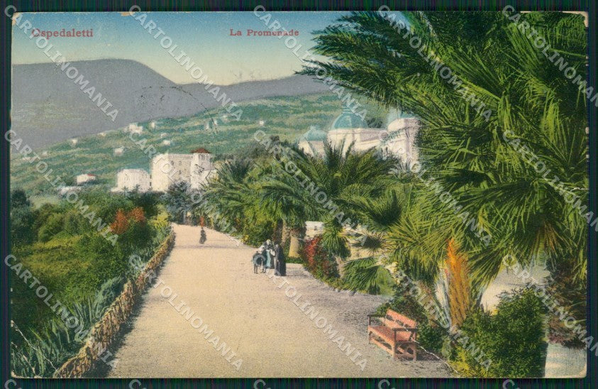 Imperia Ospedaletti PIEGHINA cartolina KV1512 – fronte