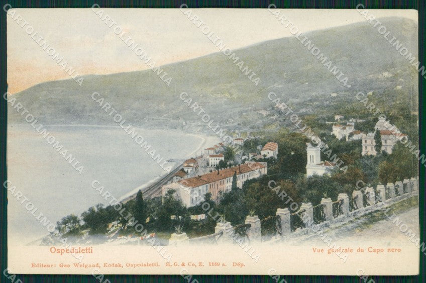 Imperia Ospedaletti cartolina KV1523 – fronte