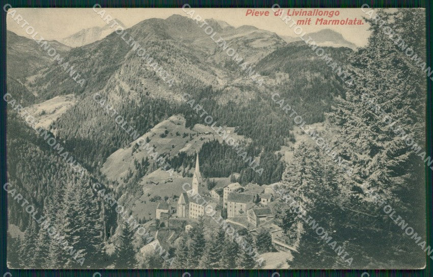 Belluno Livinallongo Pieve di cartolina KV1537 – fronte
