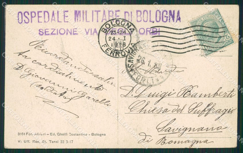 Bologna Città cartolina KV1539 – retro