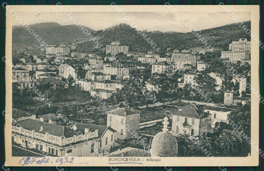 Imperia Bordighera cartolina KV1555 – fronte