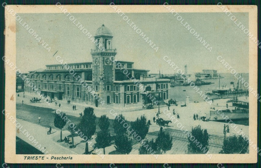 Trieste Città PIEGHINE cartolina KV1569 – fronte