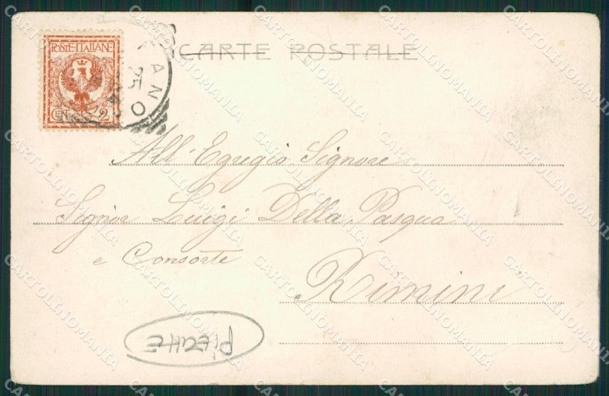 Pesaro Fano Alterocca 742 PIEGHE cartolina KV1586 – retro