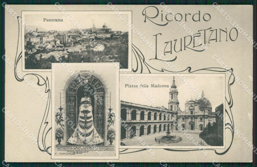 Ancona Loreto ABRASA cartolina KV1599 – fronte