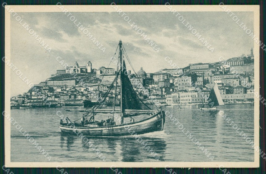Ancona Città Barca cartolina KV1610 – fronte