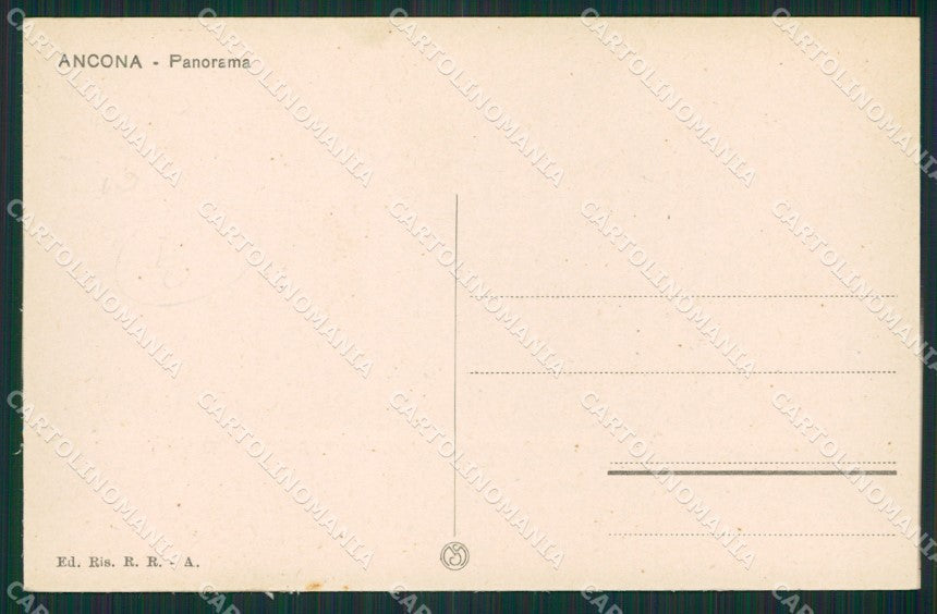 Ancona Città Barca cartolina KV1610 – retro