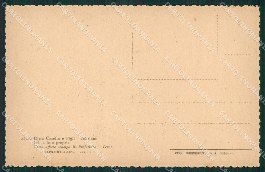 Ancona Fabriano Fontana cartolina KV1611 – retro