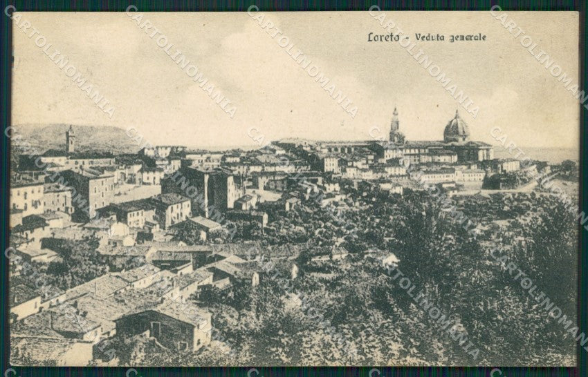 Ancona Loreto PIEGA cartolina KV1625 – fronte