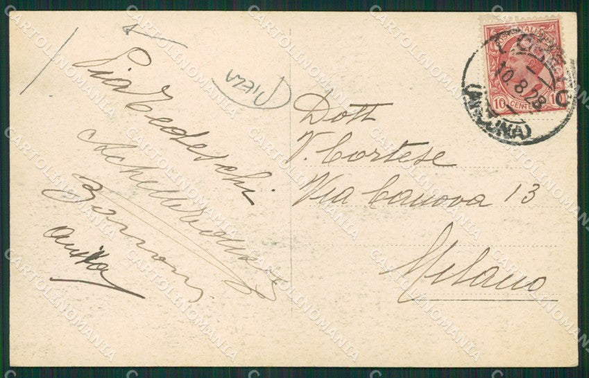Ancona Loreto PIEGA cartolina KV1625 – retro