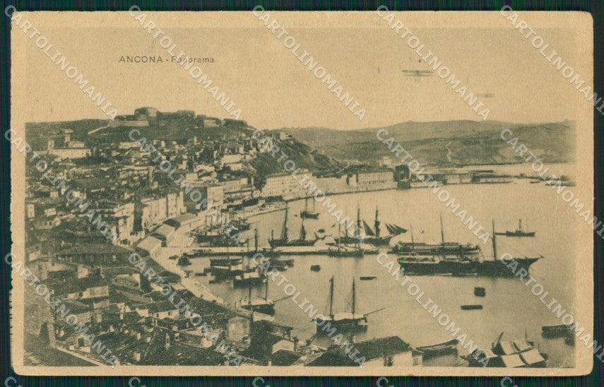 Ancona Città PIEGHINE cartolina KV1630 – fronte