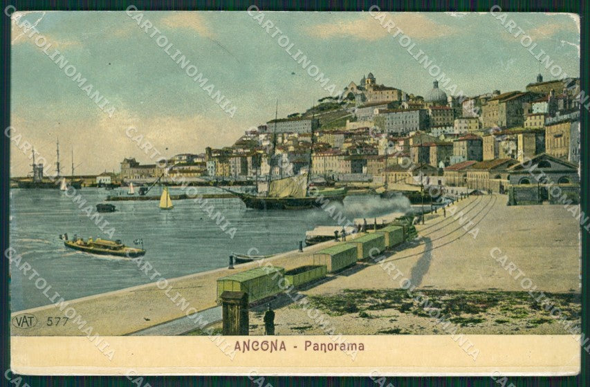 Ancona Città Alterocca 577 PIEGHINE cartolina KV1631 – fronte