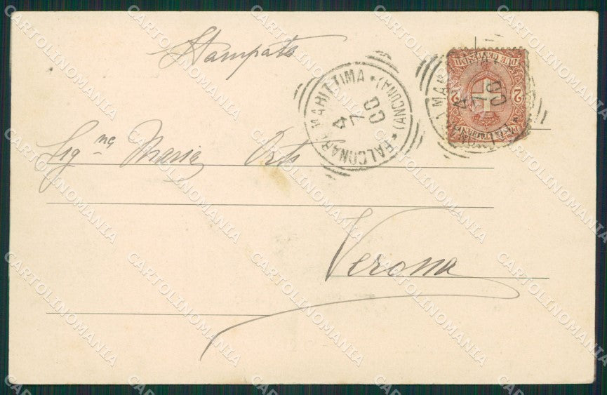 Ancona Città cartolina KV1634 – retro
