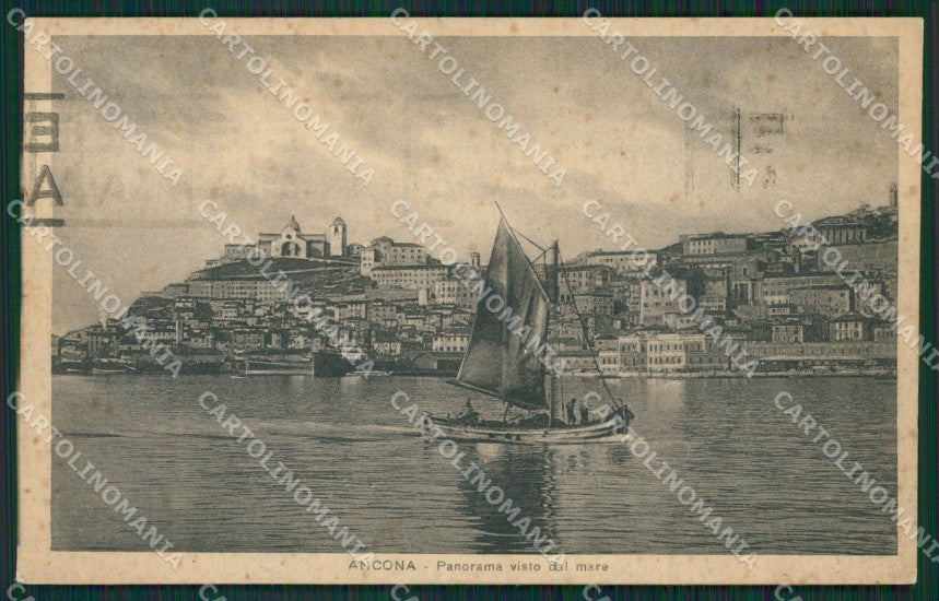 Ancona Città Barca cartolina KV1641 – fronte