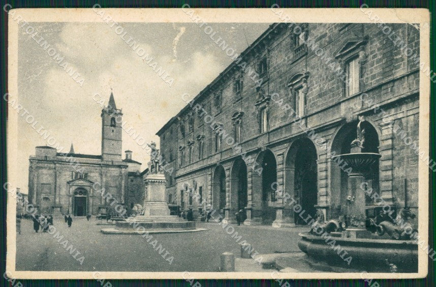 Ascoli Piceno Città PIEGHINE ABRASA cartolina KV1647 – fronte