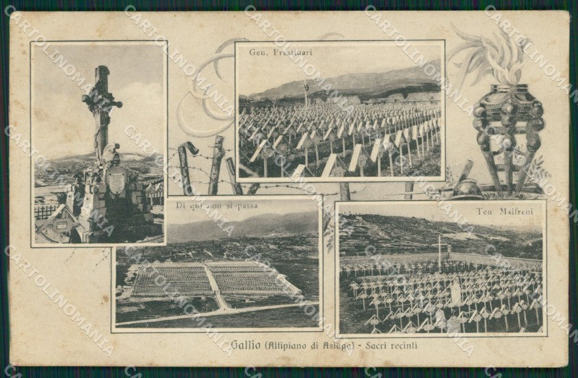 Vicenza Gallio PIEGHINA cartolina KV1658 – fronte