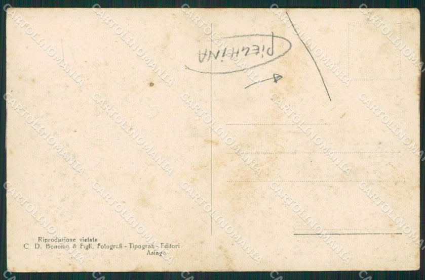 Vicenza Gallio PIEGHINA cartolina KV1658 – retro