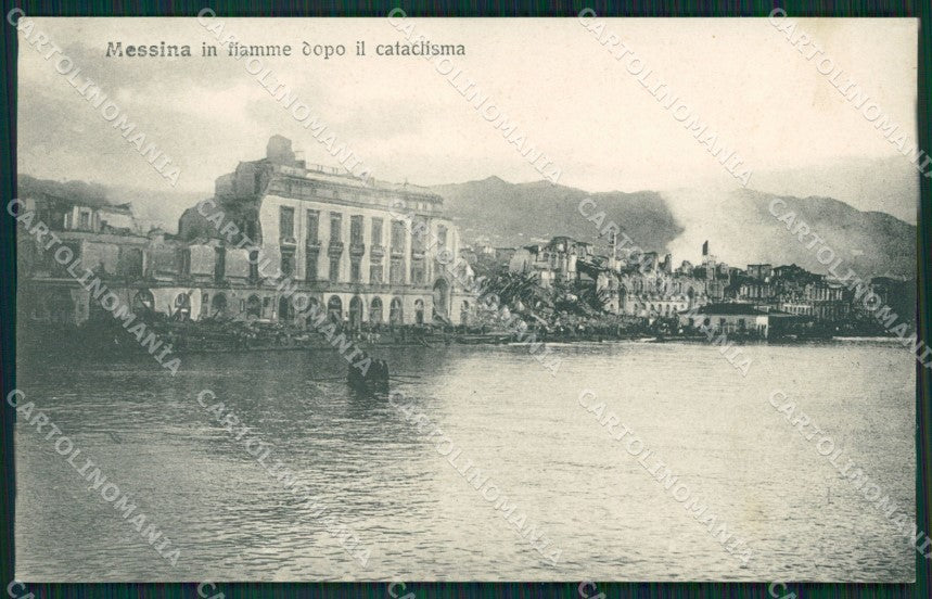 Messina Città Terremoto cartolina KV1661 – fronte